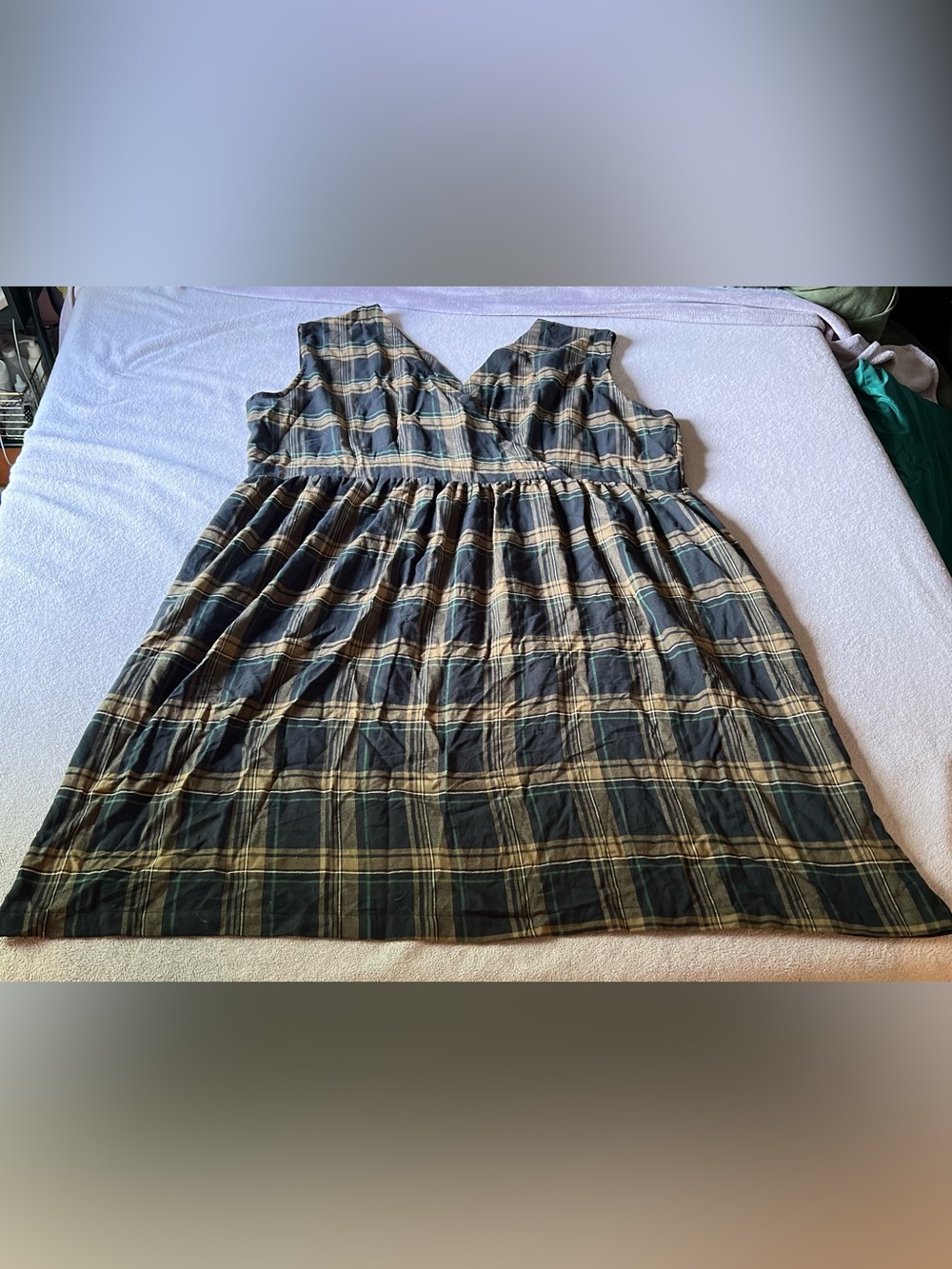 Pana Mina Custom Plaid Pinafore Dress